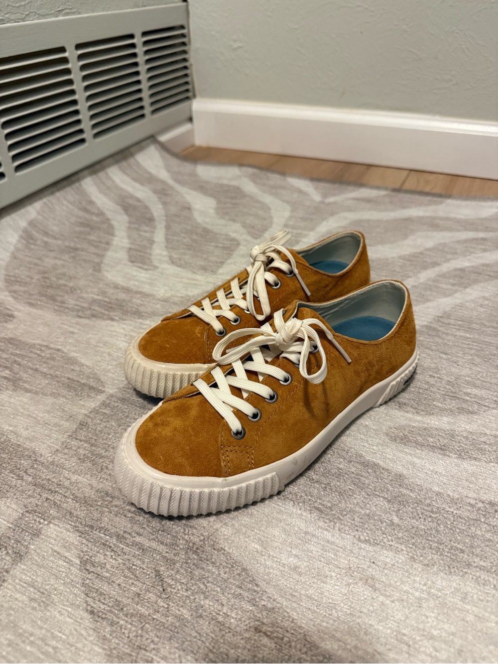 SeaVees Darby Desert Gold Suede Sneakers